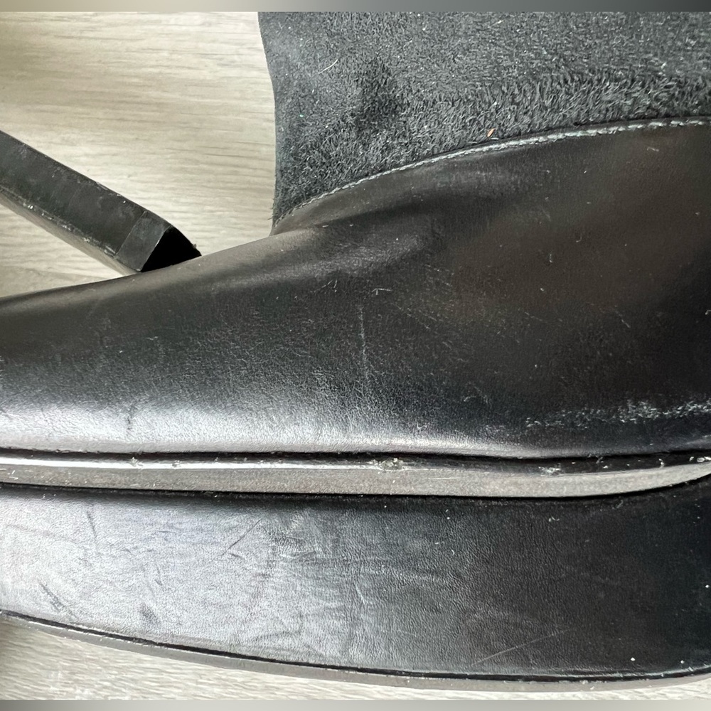 Diego Doloini Size 36 black with velvet high heel